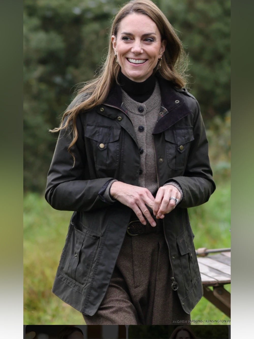 Barbour Women's Beadnell Waxed Jacket. Size 12US